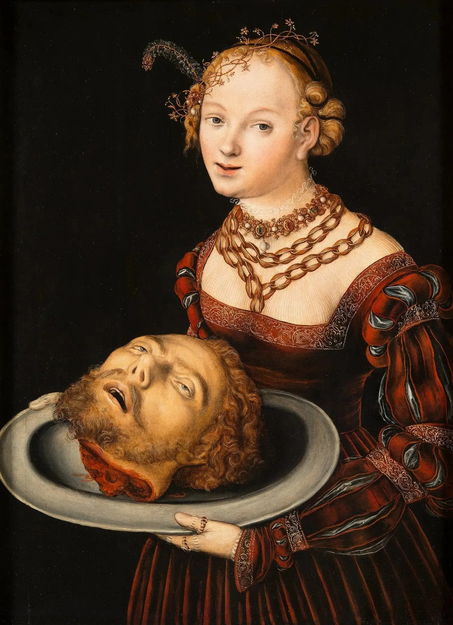 Salomé met het hoofd van Johannes de Doper - Lucas Cranach de Oudere