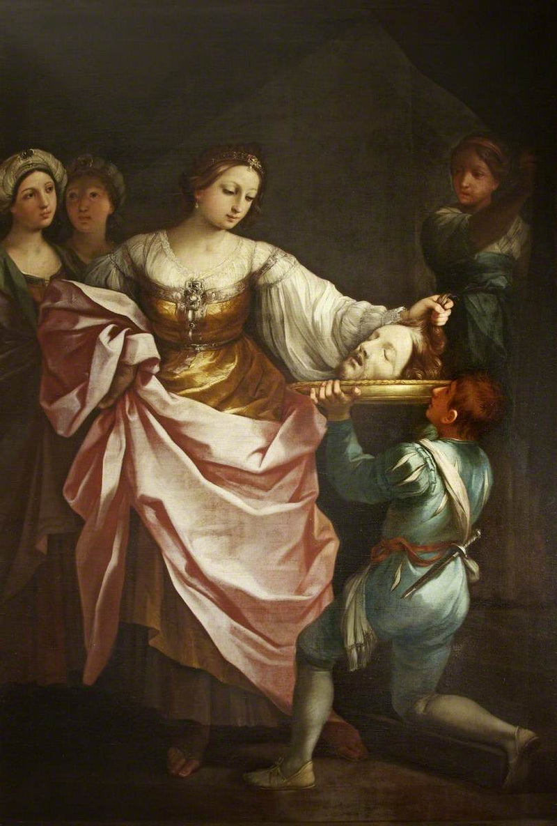 Salomé met het hoofd van Johannes de Doper (naar Reni) - Pompeo Batoni