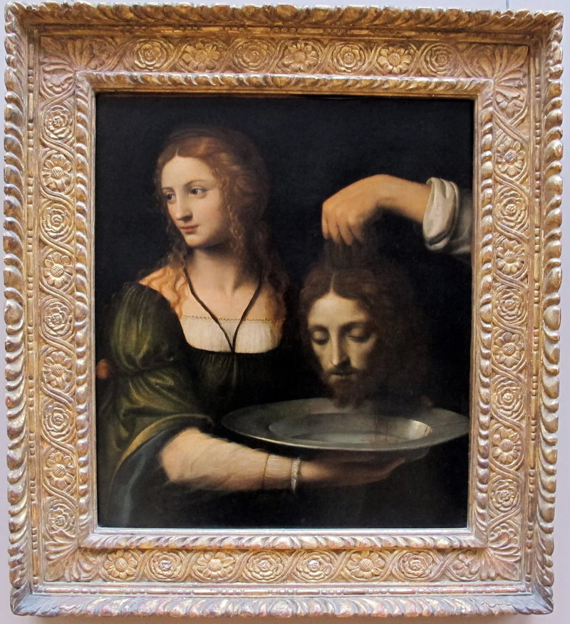Salomé ontvangt het hoofd van Johannes de Doper - Bernardino Luini