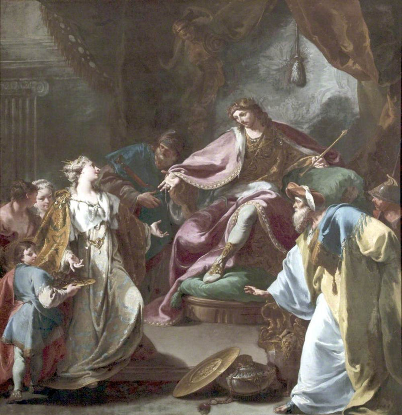 Salomon en de koningin van Sheba - Giovanni Battista Pittoni