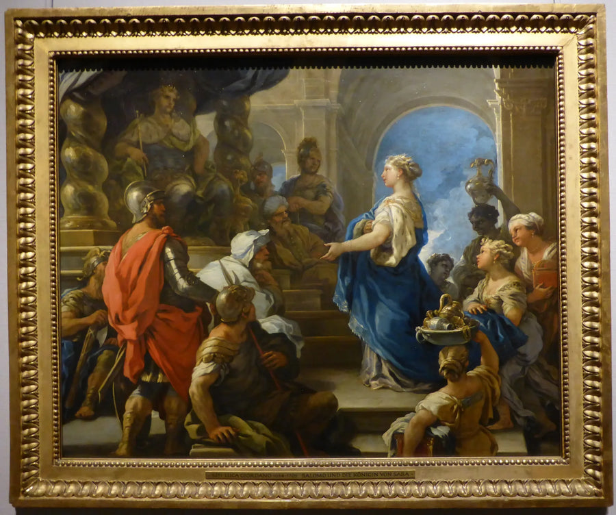 Salomon en de koningin van Sheba - Luca Giordano