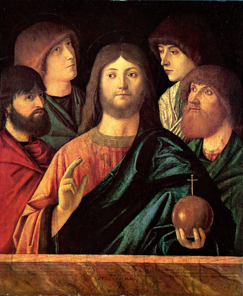 Salvator Mundi met de apostelen - Vittore Carpaccio