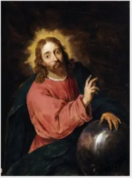Salvator Mundi - David Teniers le Jeune image 1 reproduction artisanale de tableau