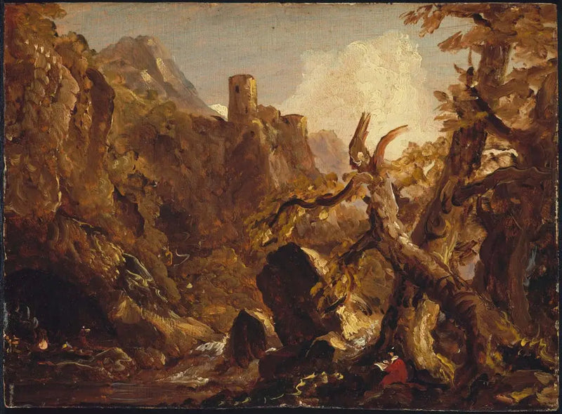 Salvator Rosa die bandieten tekent - Thomas Cole

Source:
Salvator Rosa dessinant des bandits - Thomas Cole