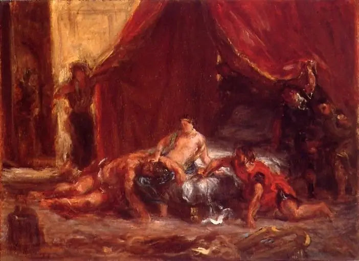 Samson en Delila - Eugène Delacroix