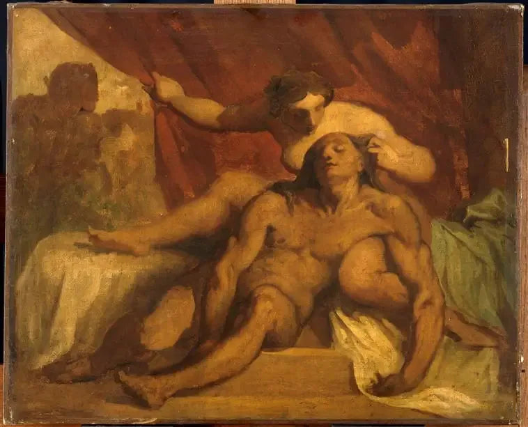 Samson en Dalila - Honoré Daumier