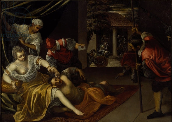 Samson en Dalila - Jacopo Tintoretto