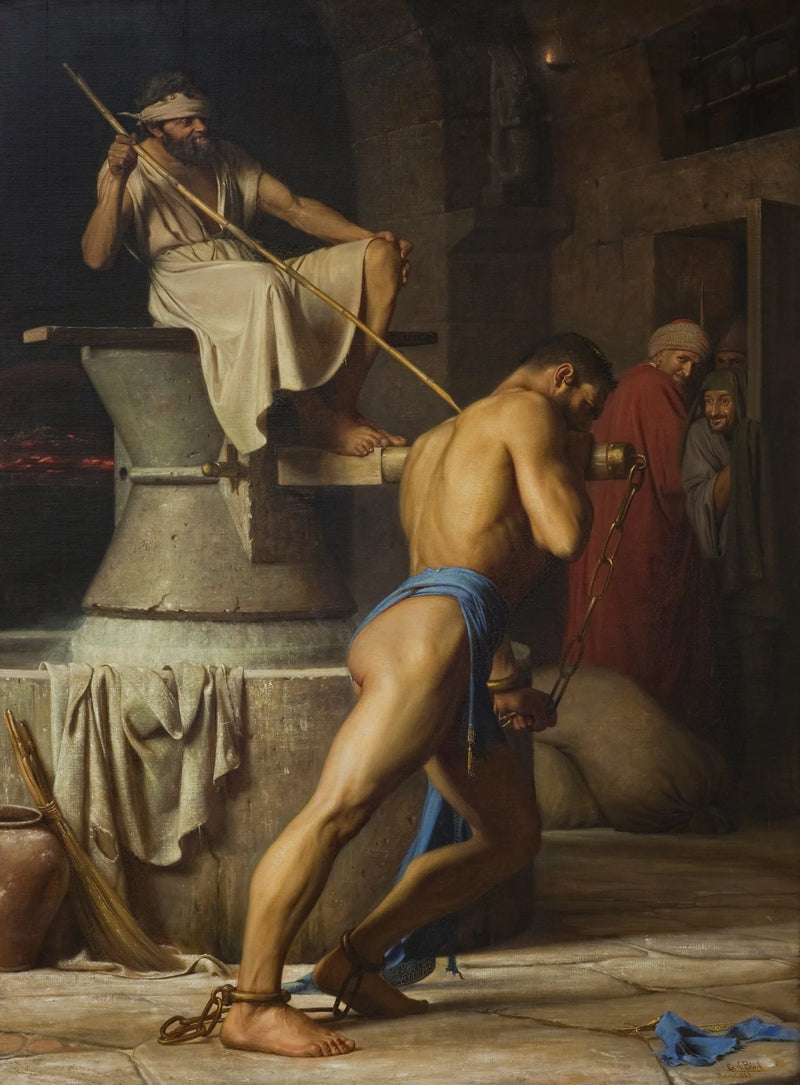 Samson en de Filistijnen - Carl Heinrich Bloch
