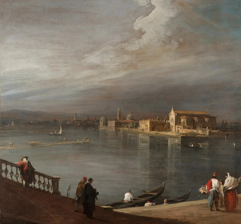 San Cristoforo, San Michele en Murano vanaf de Fondamenta Nuove, Venetië - Canaletto