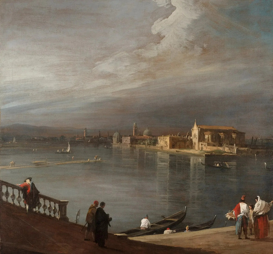 San Cristoforo, San Michele en Murano vanaf de Fondamenta Nuove, Venetië - Canaletto