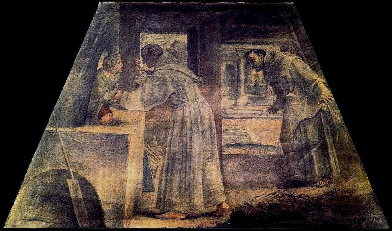 San Diego redt het slapende meisje in de oven - Annibale Carracci