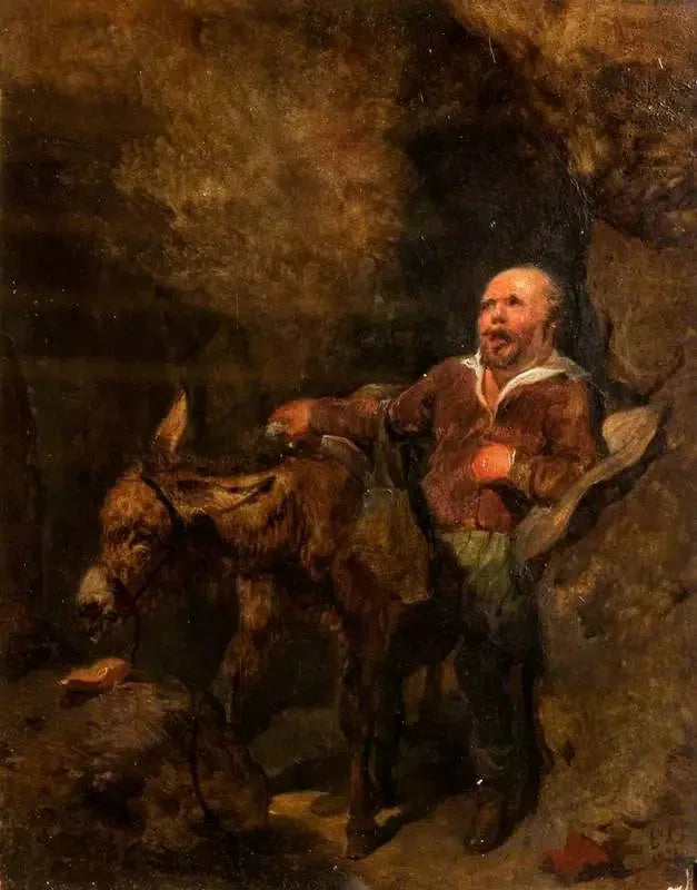 Sancho Panza en de Grisonnant (uitvoerig uit « Don Quichotte » van Cervantès) - Edwin Henry Landseer

Source:
Sancho Panza et le Grisonnant (extrait de « Don Quichotte » de Cervantès) - Edwin Henry Landseer