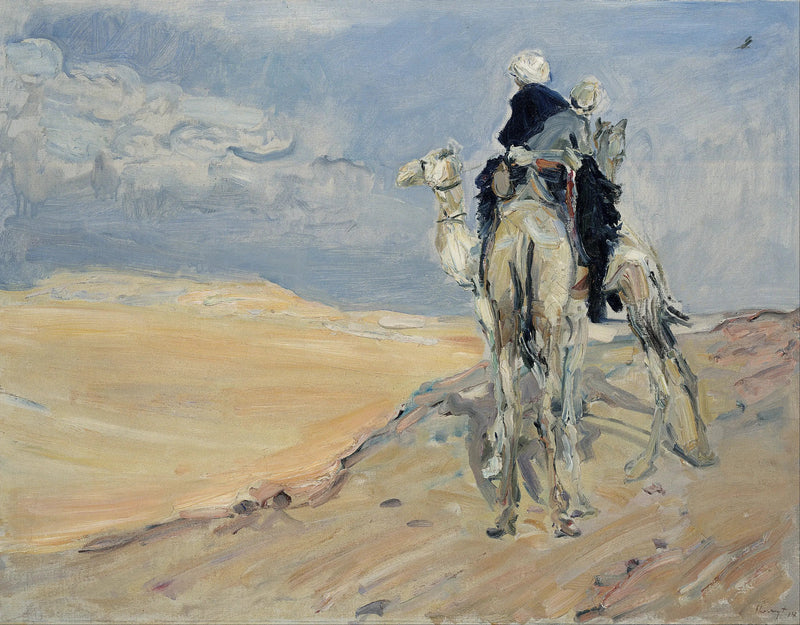 Zandstorm in de Libische Woestijn - Max Slevogt
