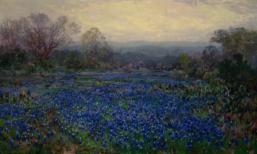 Zonder titel (Veld met blauwe lupines) - Julian Onderdonk