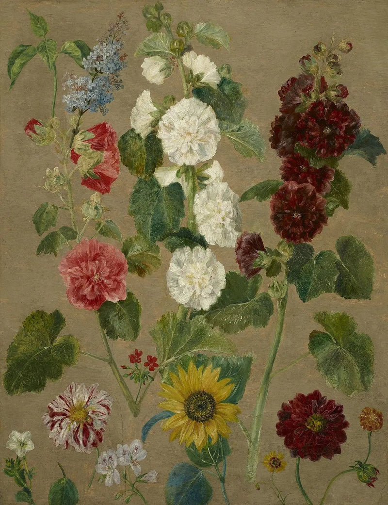 Zonder titel [bloemen] - Eugène Delacroix