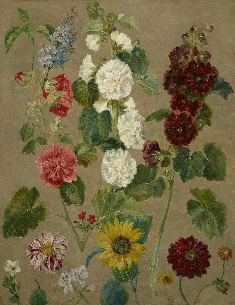 Zonder titel [bloemen] - Eugène Delacroix