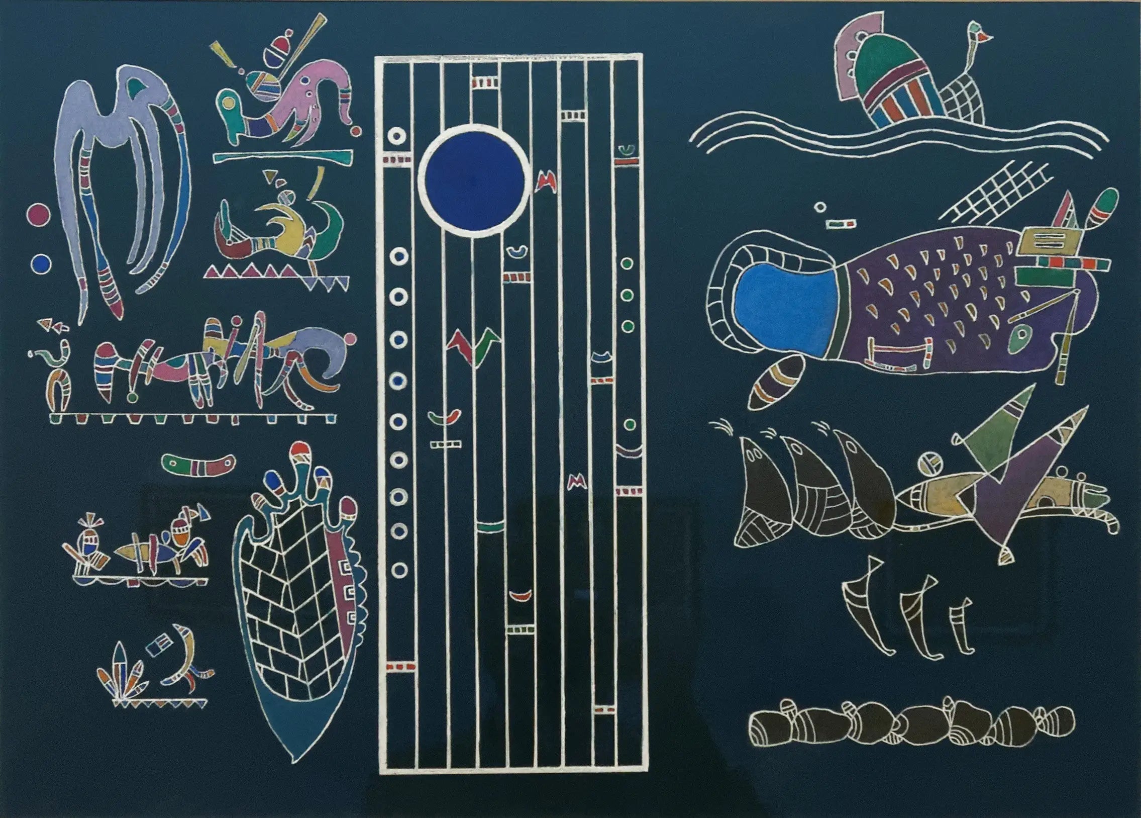 Sans titre - Vassily Kandinsky image 1 copie peinte à la main à l’huile