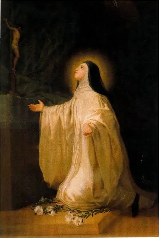 Santa Lutgarda - Francisco de Goya image 1 copie peinte à la main à l’huile