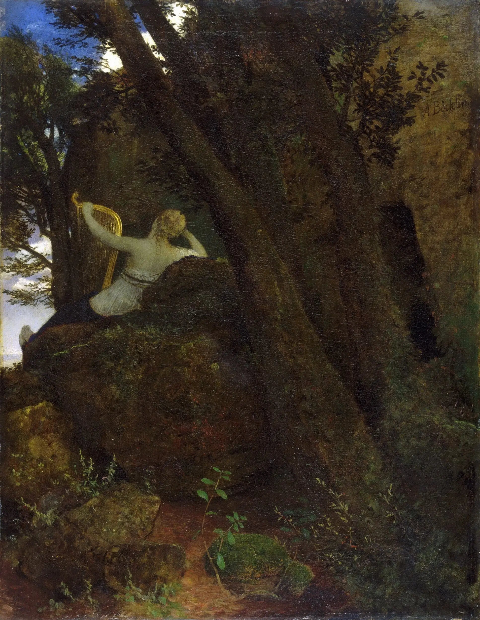 Sapho - Arnold Böcklin image 1 reproduction réalisée par Alpha Reproduction