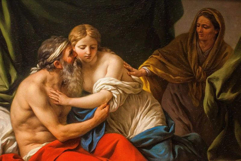 Sarah presenteert Agar aan Abraham - Louis Jean François Lagrenée

Source:
Sarah présente Agar à Abraham - Louis Jean François Lagrenée