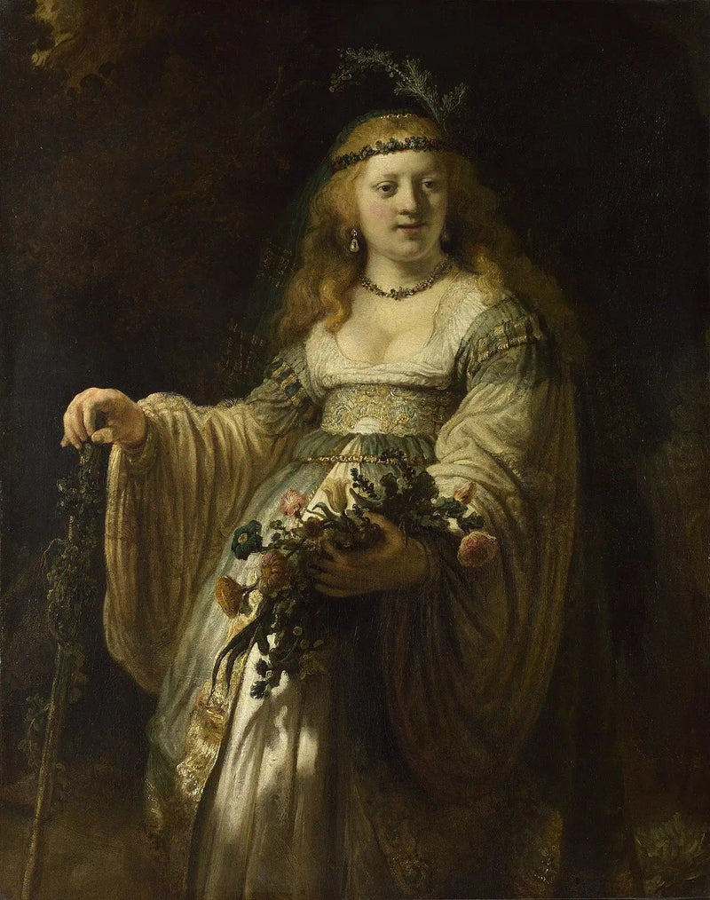 Saskia en Flora - Rembrandt