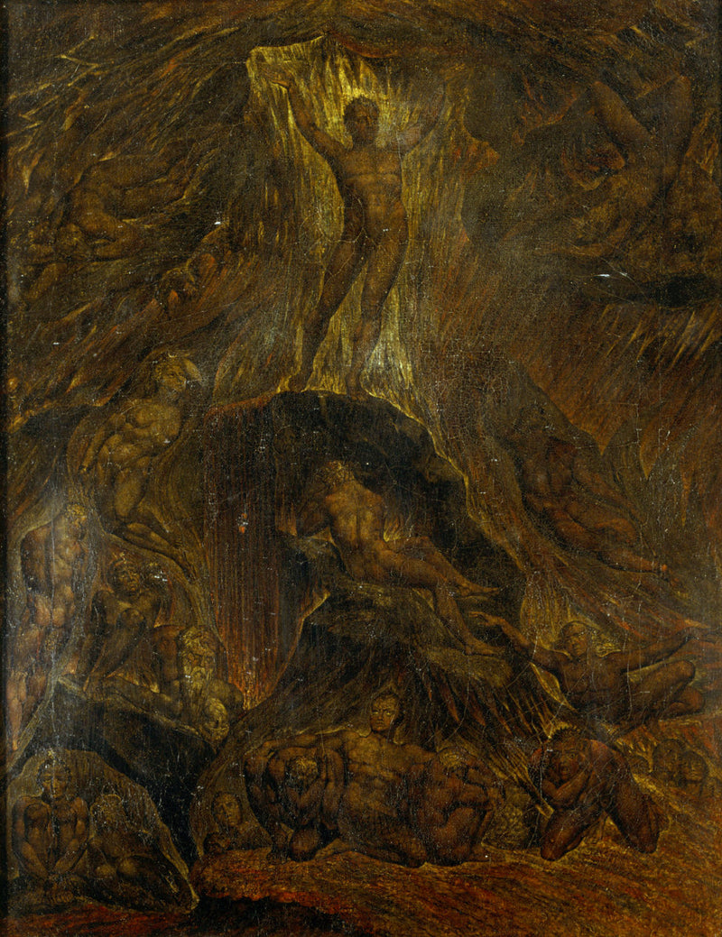 Satan roept zijn legioenen op - William Blake