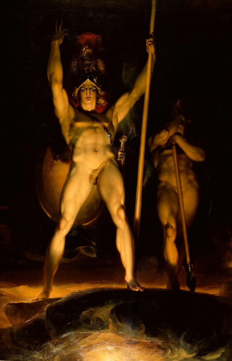 Satan roept zijn legioenen op - Thomas Lawrence