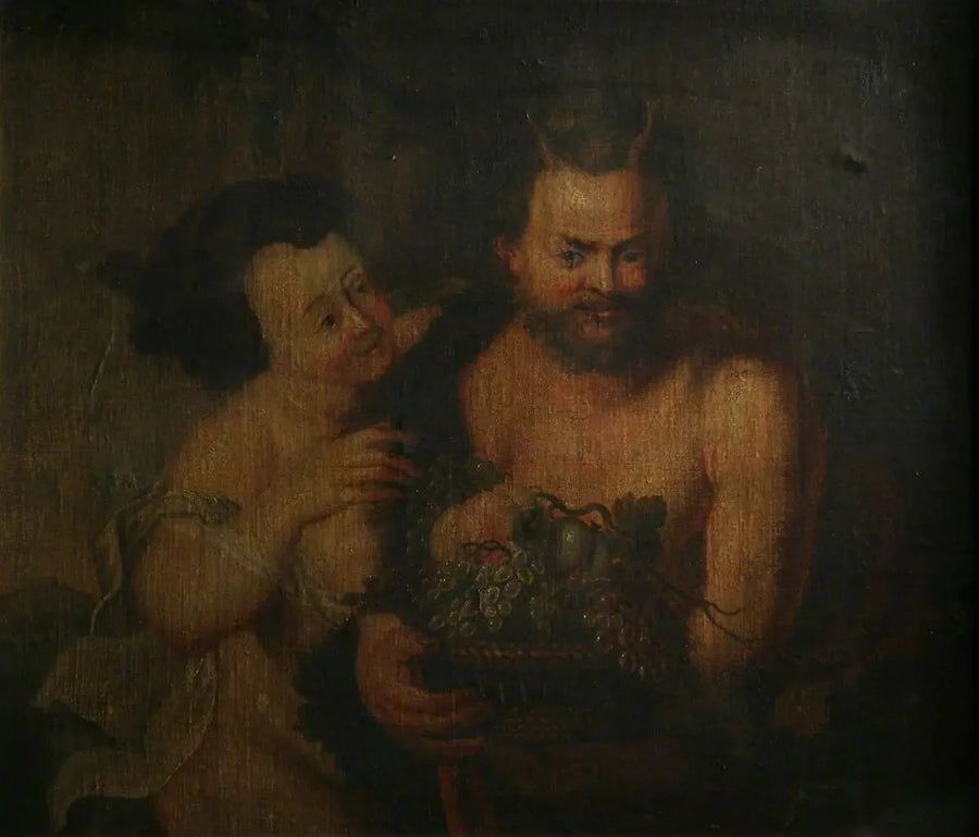 Satire en een meisje - Peter Paul Rubens