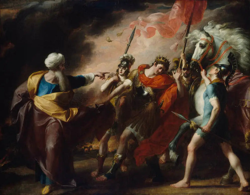 Saül berispt door Samuel - John Singleton Copley

Source:
Saül réprimandé par Samuel - John Singleton Copley