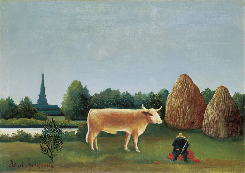Scène à Bagneux, aan de rand van Parijs - Henri Rousseau