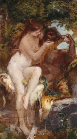 Liefdesscène - Franz von Stuck