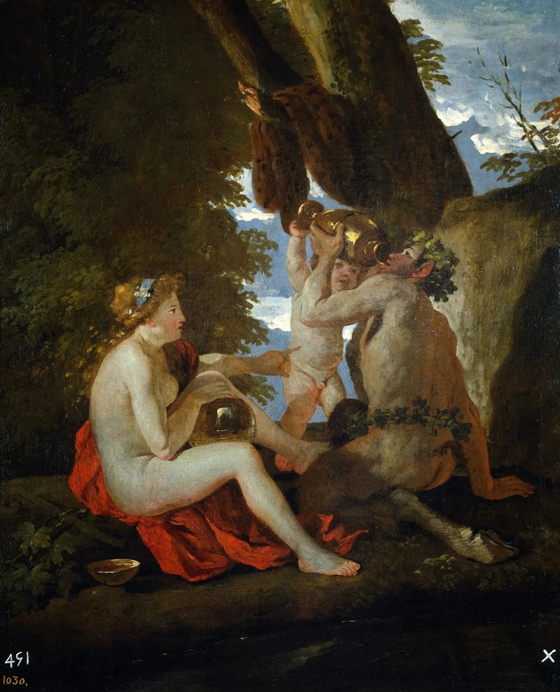 Bach-achtige scène - Nicolas Poussin