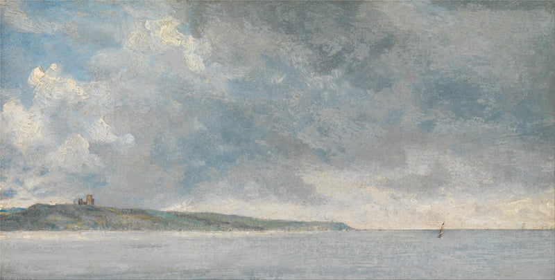 Kustlandschap met klif - John Constable