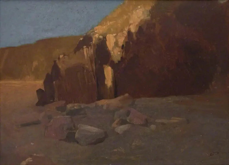 Cliffscene - Odilon Redon