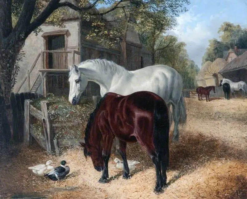 Boerderijscène met paarden - John Frederick Herring, Sr.

Source:
Scène de ferme avec des chevaux - John Frederick Herring, Sr.