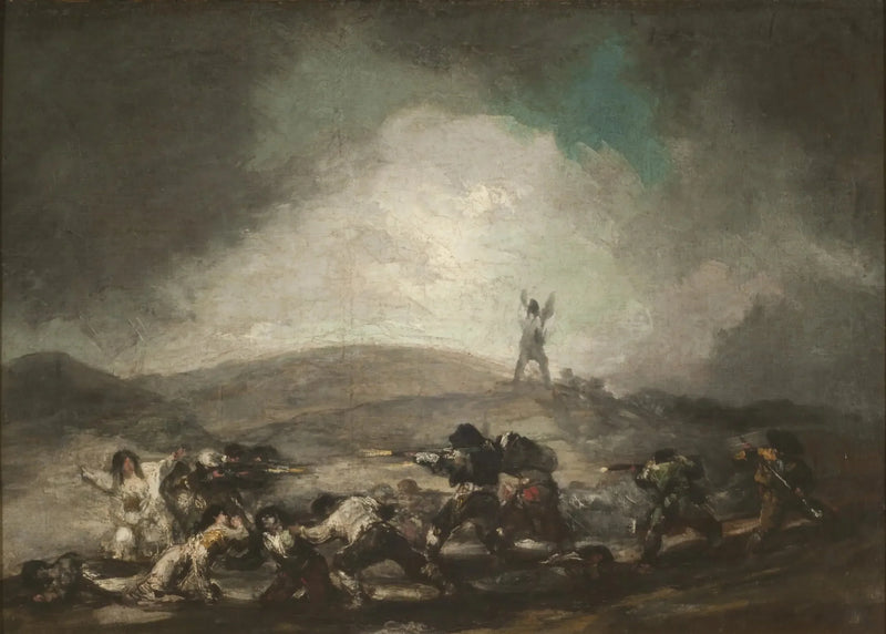 Oorlogs scène - Francisco de Goya