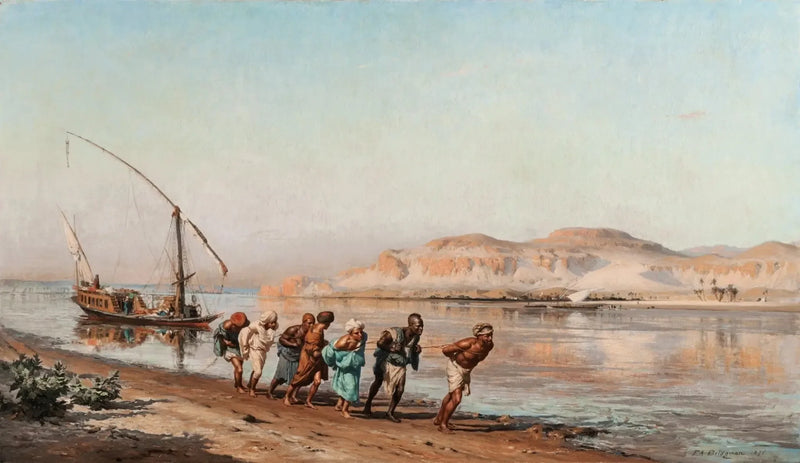 Hijs scène op de Nijl - Frederick Arthur Bridgman

Source:
Scène de halage sur le Nil - Frederick Arthur Bridgman
