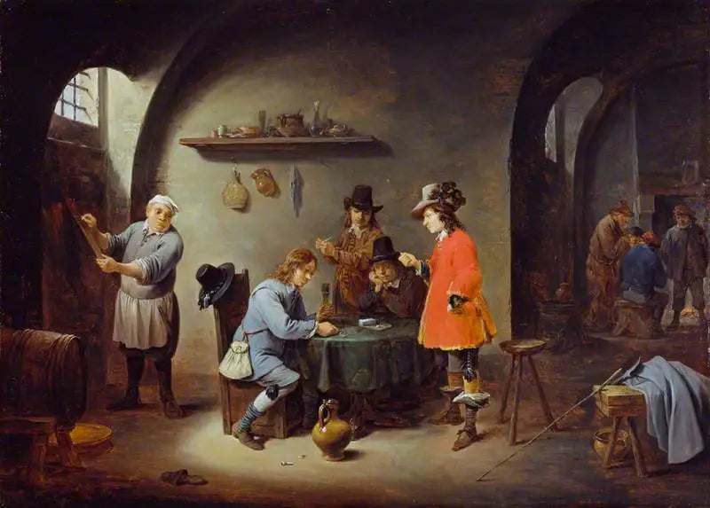 Speelscène in een herberg - David Teniers de Jonge

Source:
Scène de jeu dans une auberge - David Teniers le Jeune