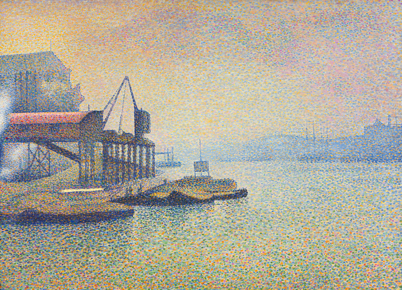 Scène aan de Theems, de lift - Georges Lemmen