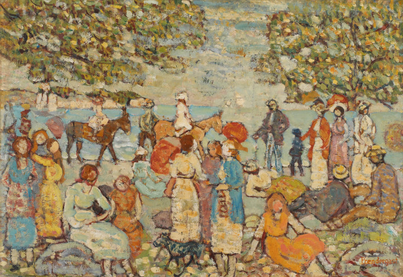Strandscène met ezels (of muilezels) - Maurice Prendergast

Source:
Scène de plage avec des ânes (ou des mules) - Maurice Prendergast