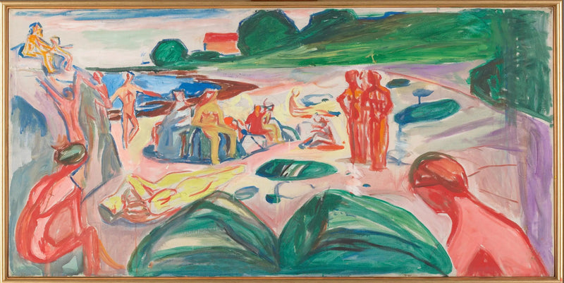 Strandscène - Edvard Munch