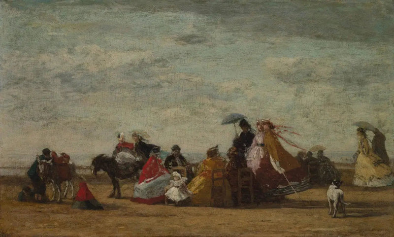 Strandscène - Eugène Boudin
