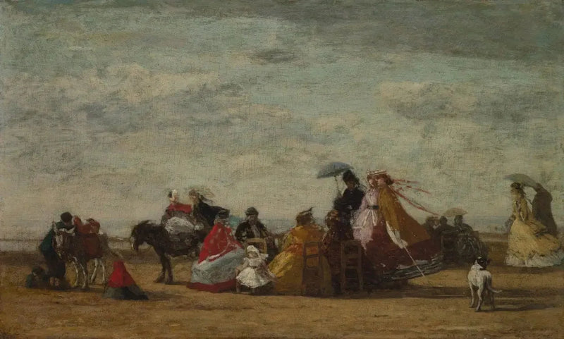 Strandscène - Eugène Boudin