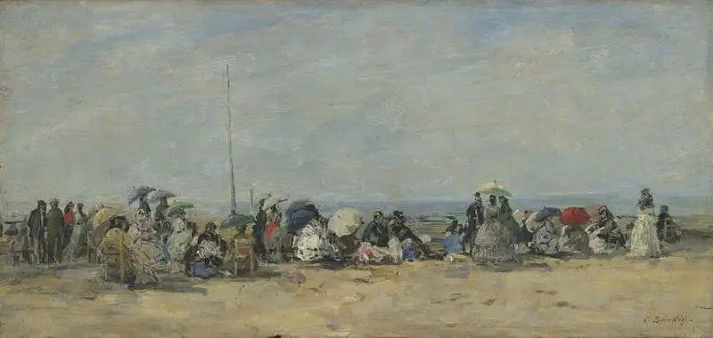 Strandscène, Trouville - Eugène Boudin