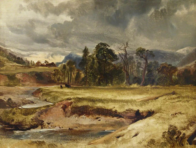 Schotse rivierlandschap met vee in een weiland - Edwin Henry Landseer

Source:
Scène de rivière écossaise avec du bétail dans un pré - Edwin Henry Landseer