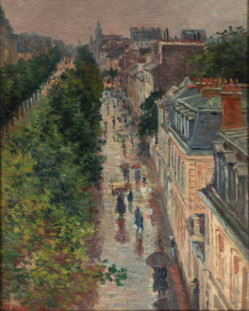 Straatscène in Parijs - Maximilien Luce