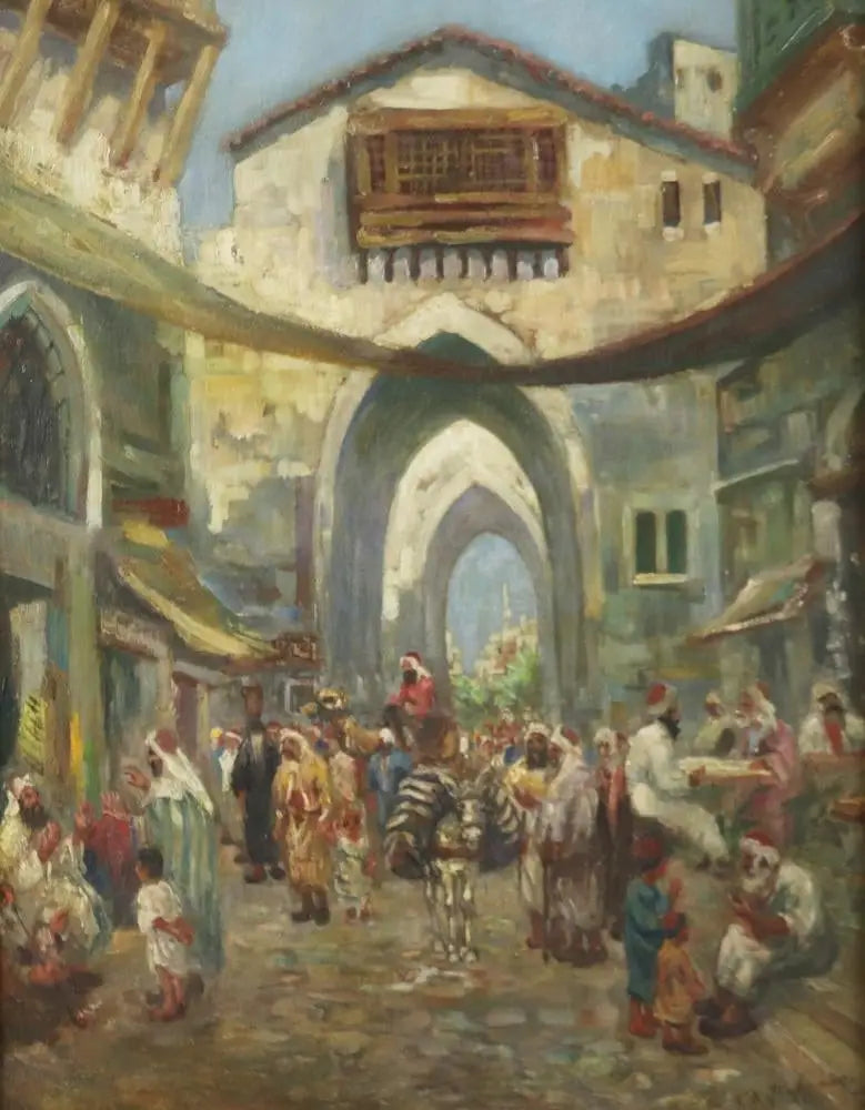 Straatscène van de oosterse markt - Frederick Arthur Bridgman

Source:
Scène de rue du marché oriental - Frederick Arthur Bridgman