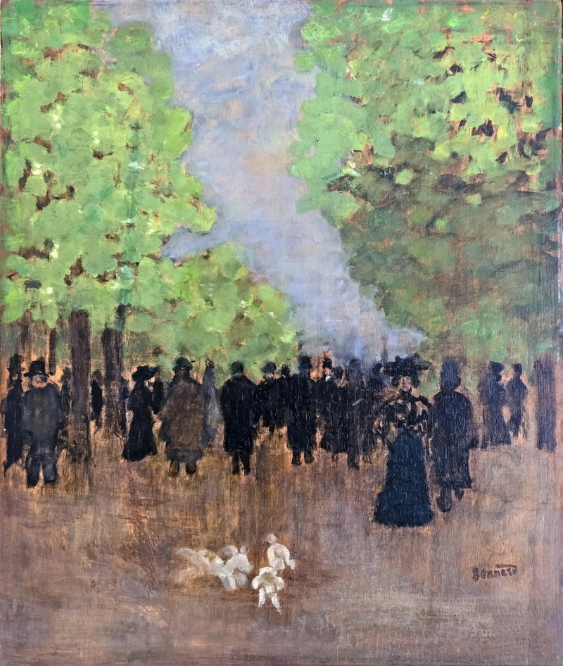 Straatscène - Pierre Bonnard