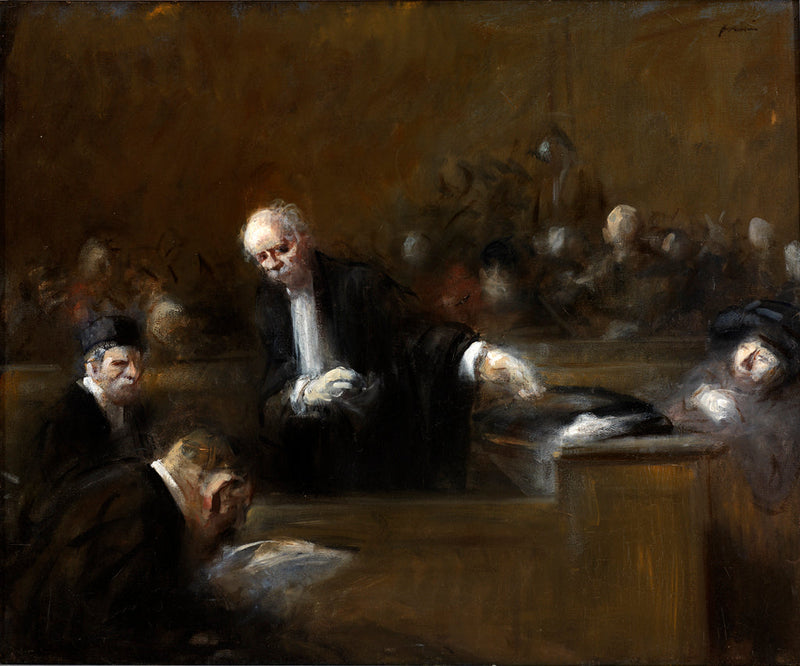 Zittingszaal scène - Jean-Louis Forain