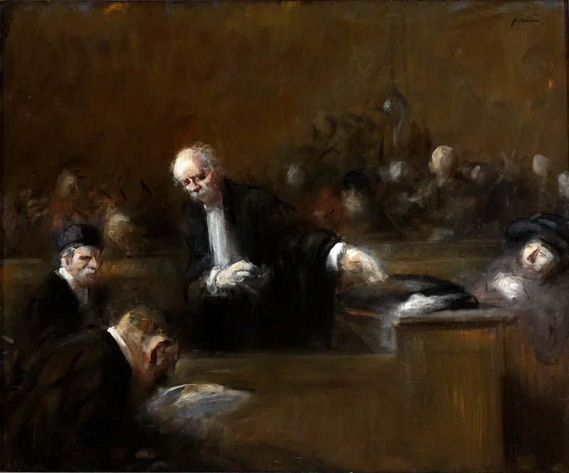 Zittingszaal scène - Jean-Louis Forain